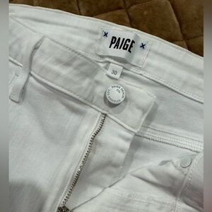 PAIGE Crisp White Denim Pants “Margot ankle” like NEW✨EXCELLENT CONDITION ✨